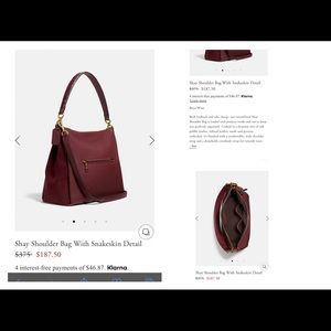 Coach purse shoulder bag